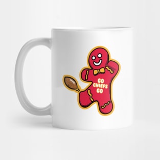 Kansas City Chiefs Gingerbread Man Mug